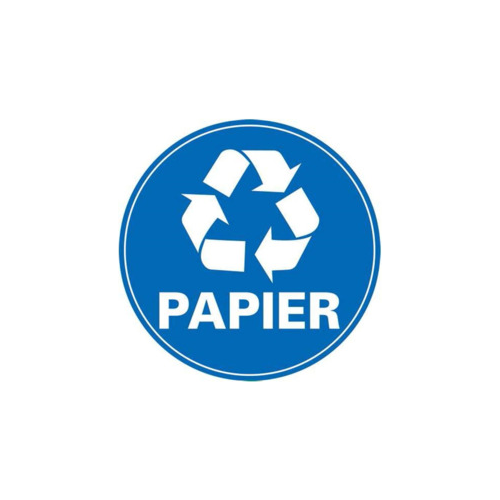Naklejka Papier na pojemniki i kosze na odpady